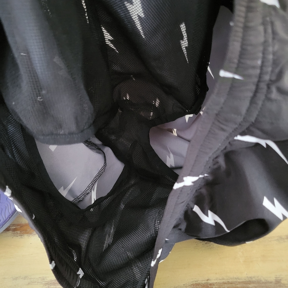 Neil Barrett All Over Thunderbolt Swim Shorts - Picture 7 of 9